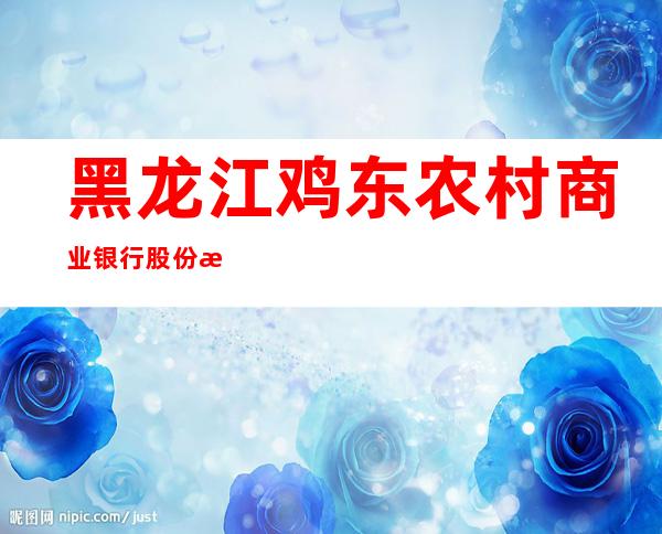 黑龙江鸡东农村商业银行股份有限公司向阳支行